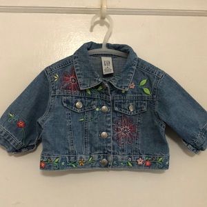Gap girls 3-6 month jean jacket